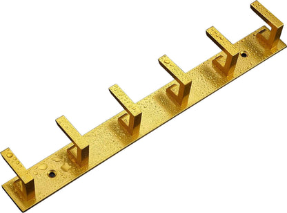 GoldenDawn 6-Pin Aluminum Hook Rail - Yellow (Pack of 1)