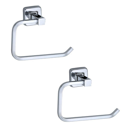 DualSet Stainless Steel Rectangular Towel Holder