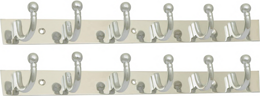 SoftPoint StainlessSilver 6-Pin Hook Rail