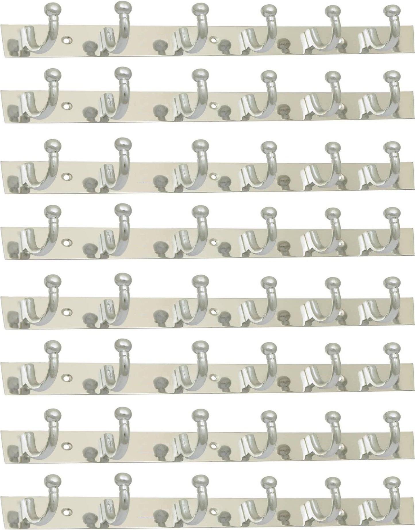 SoftPoint StainlessSilver 6-Pin Hook Rail