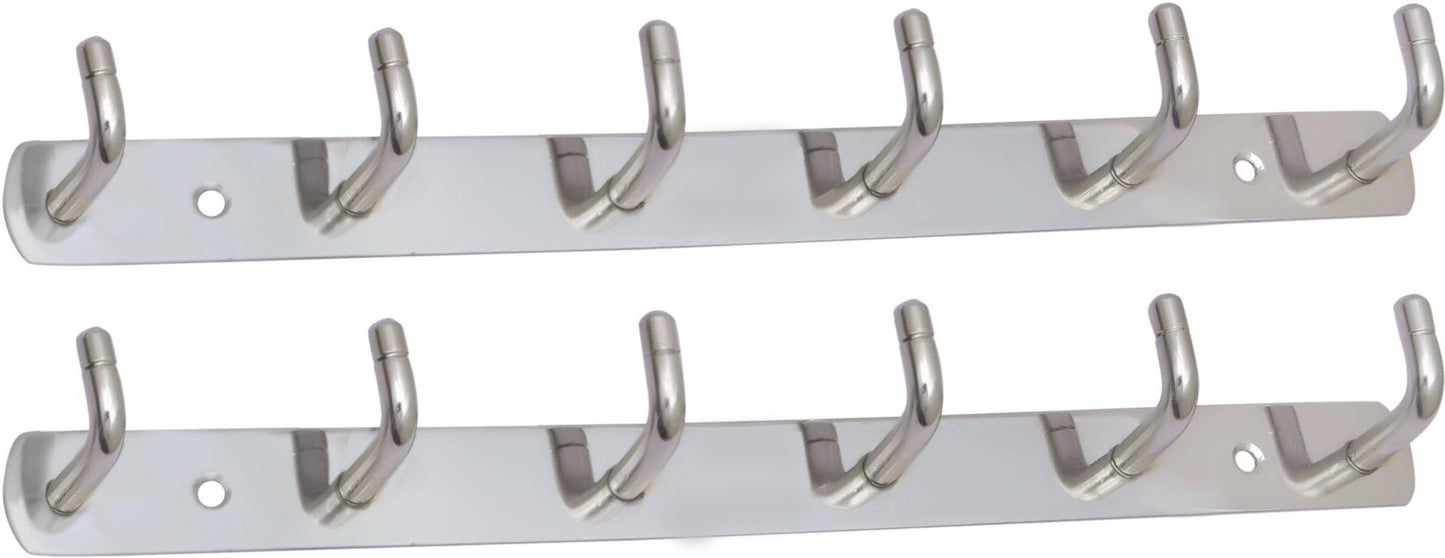 SilverArc Elegance 6 Pin Stainless Steel Hook Rail