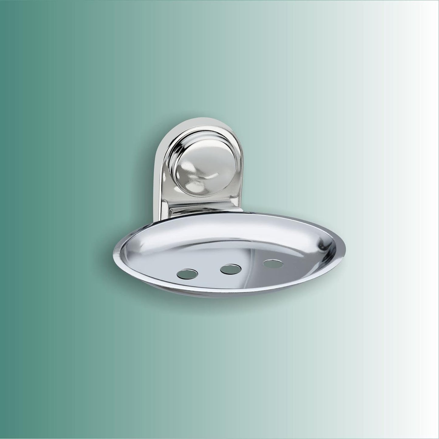 Stainless Steel Oval Soap Holder for Bathroom-s\Single pack