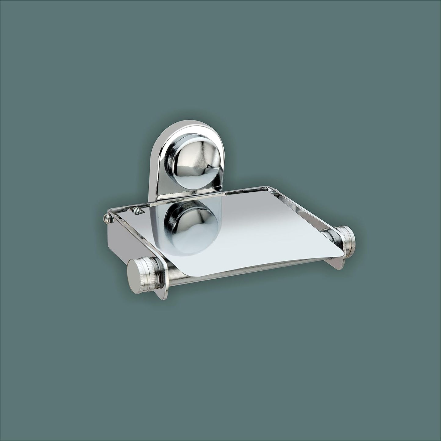 Oreva Chrome Toilet Paper Holder - Stainless Steel Bathroom Accessory