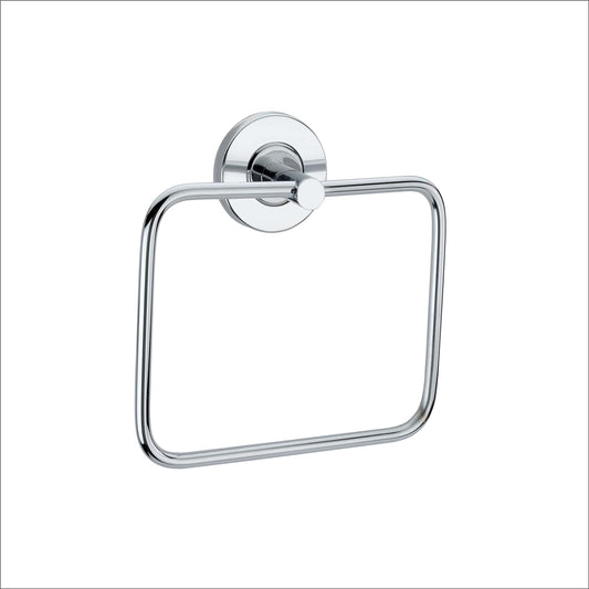 Square ModernoSteel Towel Ring -Single Pack