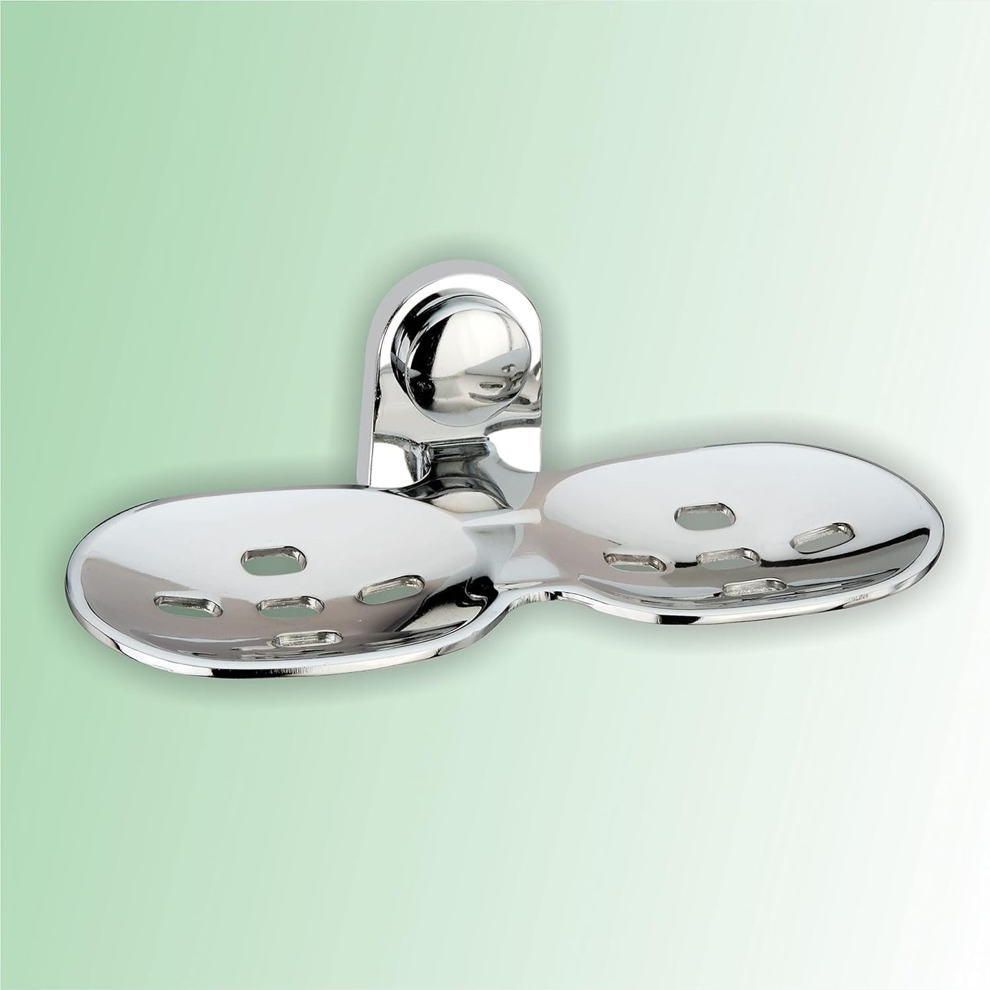 Stainless Steel Dual Oval Soap Holder for Bathroom