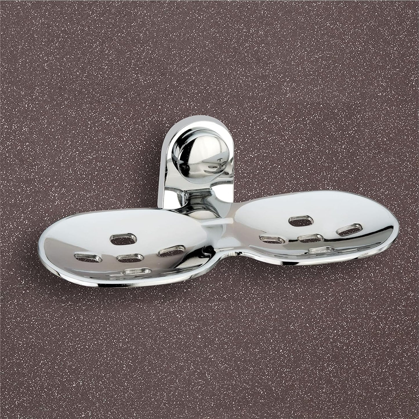 Stainless Steel Dual Oval Soap Holder for Bathroom