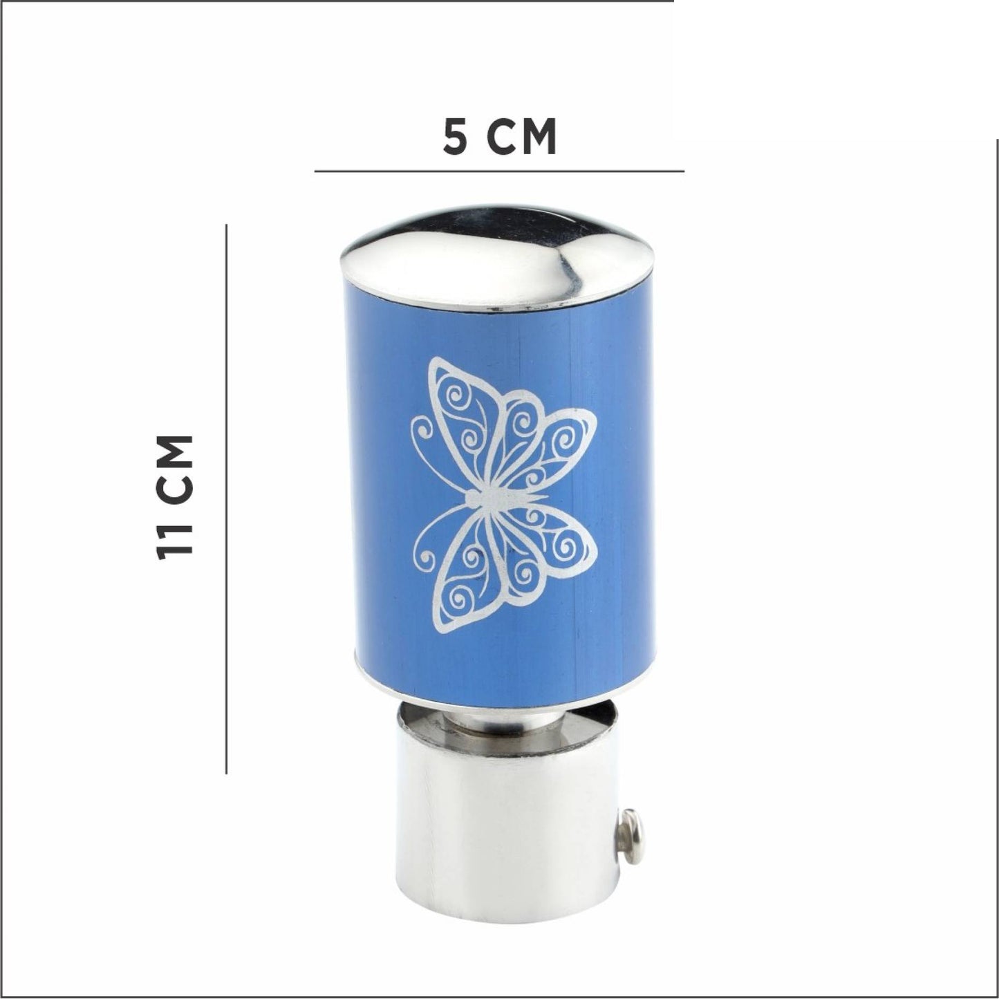 Blue Shine Butterfly Glow Curtain Rod Bracket-Pack of 10