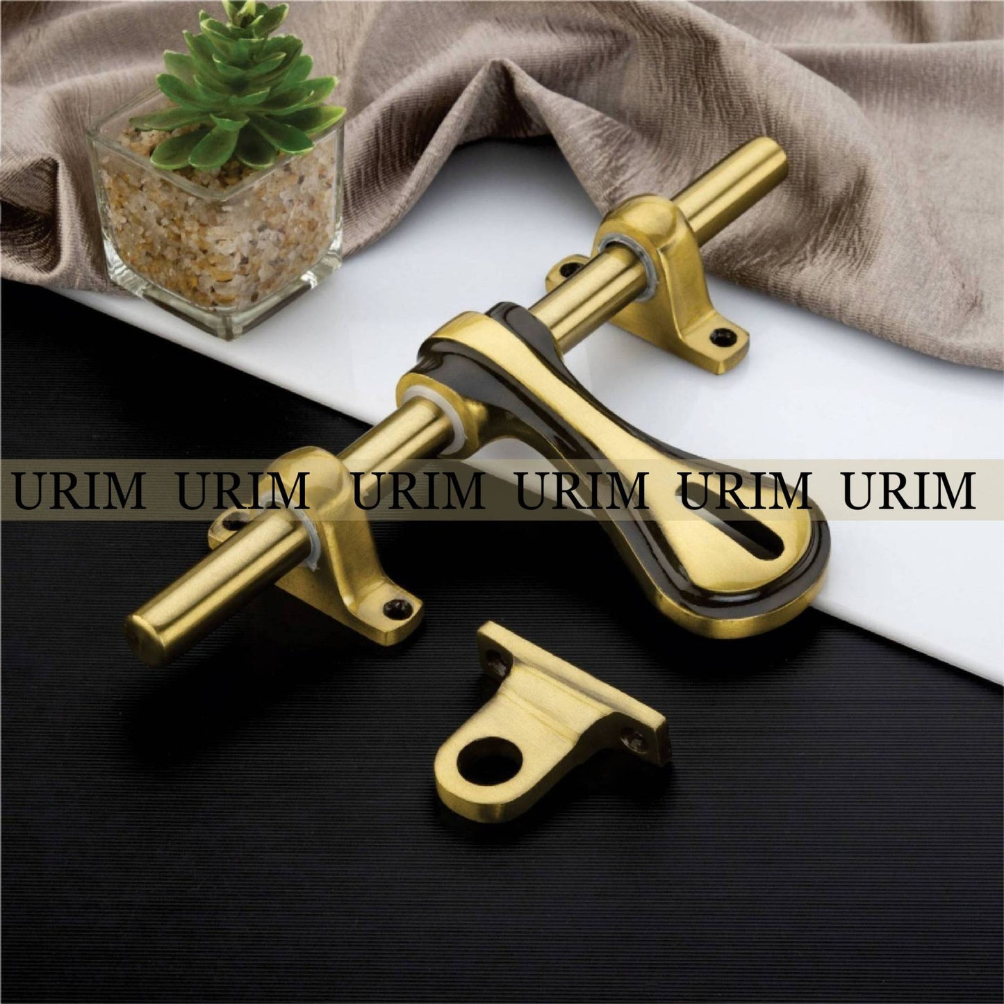 Tie Door Kit imperial Brass Handle Ensemble