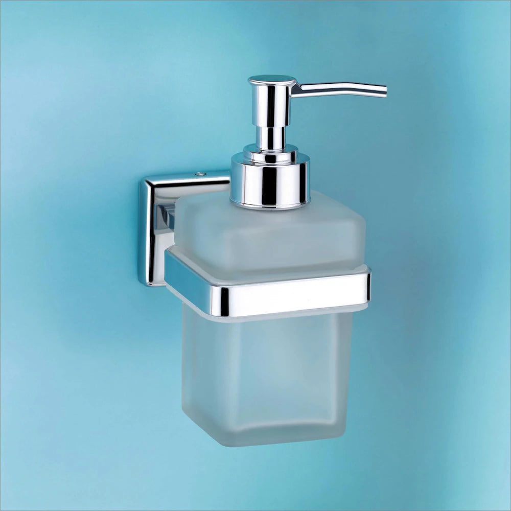 CrystalClear Square Shampoo Glass Dispenser