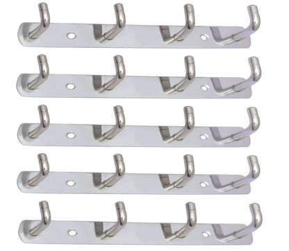 SilverArc Elegance 4 Pin Stainless Steel Hook Rail